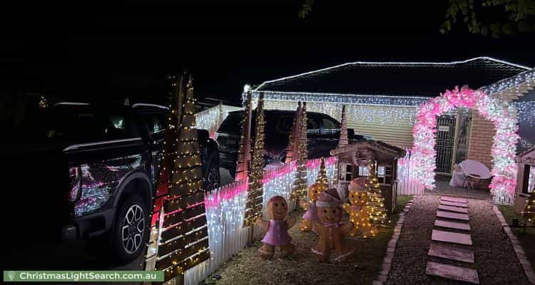 Christmas Light display at 22 Sylvan Circuit, Noarlunga Downs