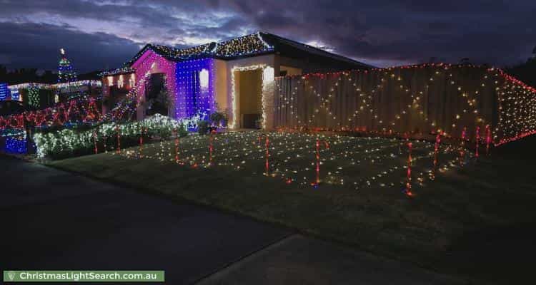 Christmas Light display at 69 Summerhill Boulevard, Drouin
