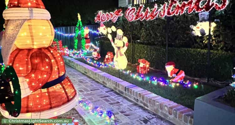 Christmas Light display at 70 Chiplin Street, New Lambton