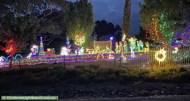 Christmas Light display at  Jarman Crescent, Clare
