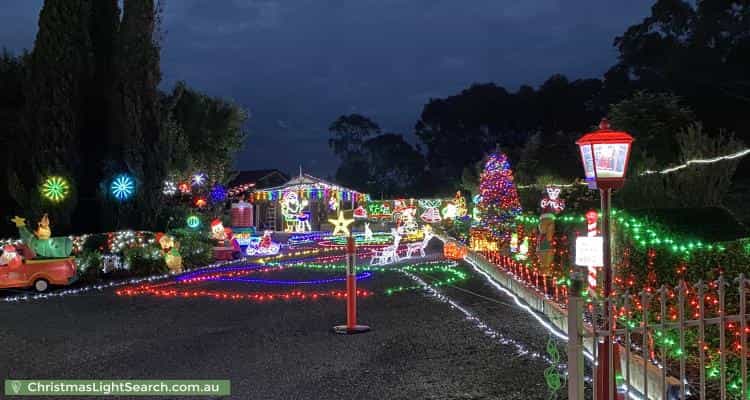 Christmas Light display at  Jarman Crescent, Clare