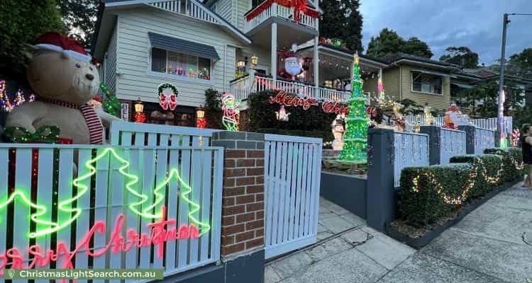 Christmas Light display at 70 Chiplin Street, New Lambton