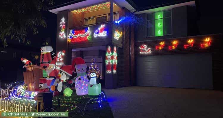 Christmas Light display at 14 Bayvista Circuit, Point Cook