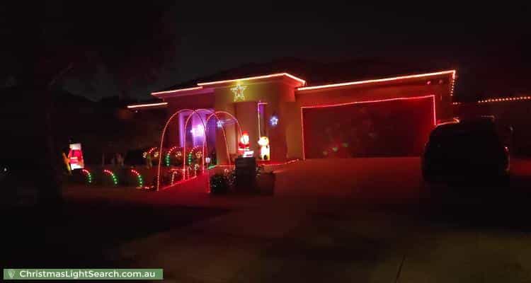 Christmas Light display at 30 Bellerive Road, Wollert