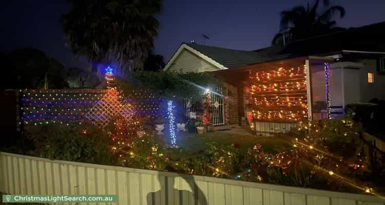 Christmas Light display at 57 Fairfield Road, Elizabeth Grove