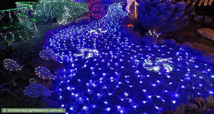 Christmas Light display at 19 Ivythorne Grove, Kiara