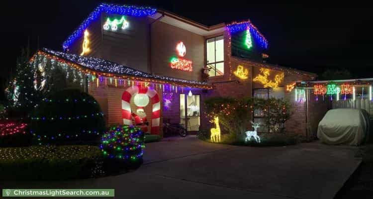 Christmas Light display at 37 Wyselaskie Circuit, Kambah