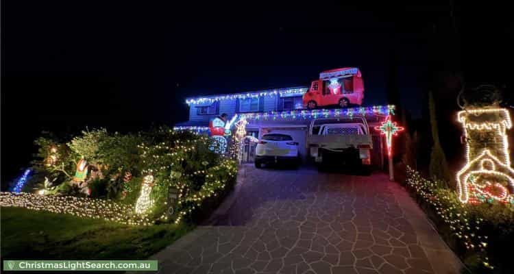 Christmas Light display at  Dempsey Street, Emu Heights