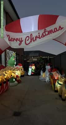 Christmas Light display at 36 Wichita Grove, Lara