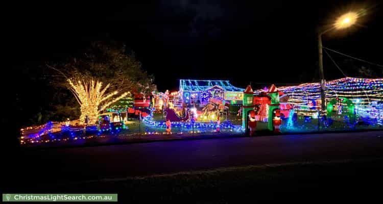 Christmas Light display at  Station Street, Burringbar
