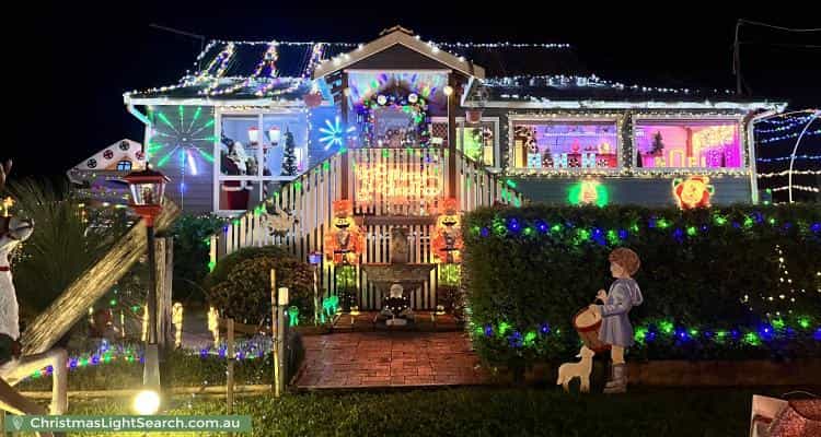Christmas Light display at  Station Street, Burringbar