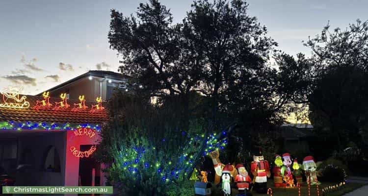 Christmas Light display at 4 Yandell Close, Vermont South