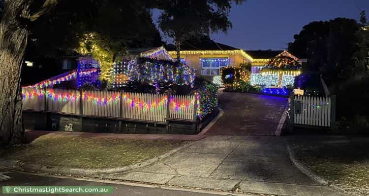 Christmas Light display at 41 Old Kent Road, Mooroolbark