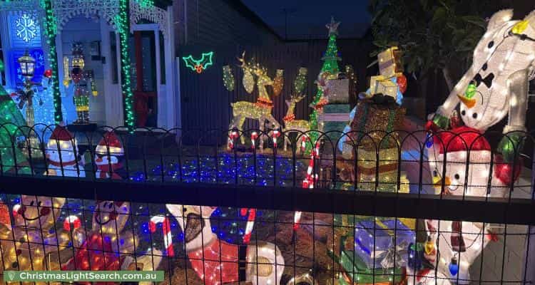 Christmas Light display at 36 Loch Street, Coburg