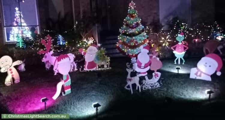 Christmas Light display at 78 Telopea Crescent, Mill Park