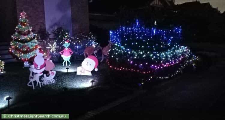 Christmas Light display at 78 Telopea Crescent, Mill Park
