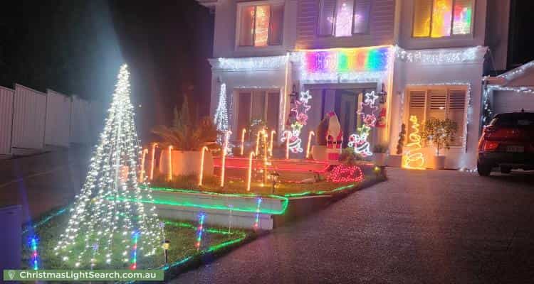 Christmas Light display at 6 Holmes Court, Flagstaff Hill