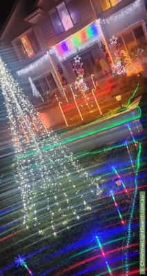 Christmas Light display at 6 Holmes Court, Flagstaff Hill