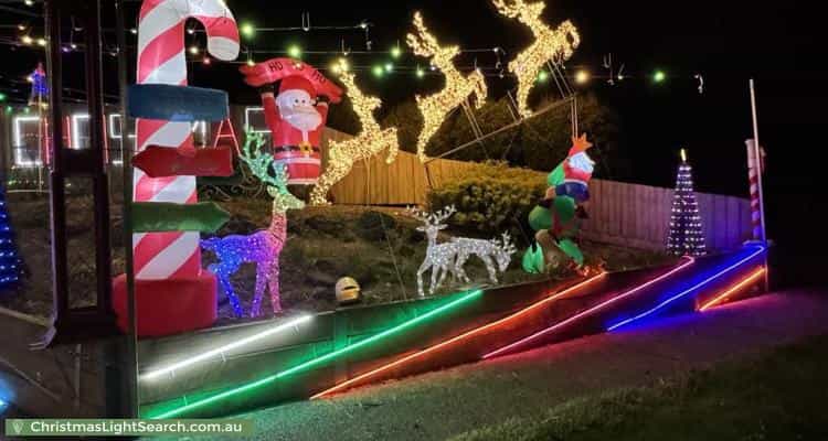 Christmas Light display at 9 Jeanette Close, Saint Helena