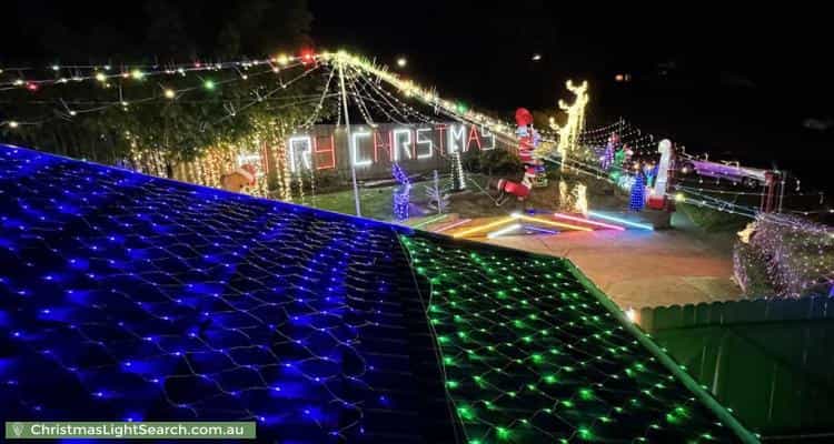 Christmas Light display at 9 Jeanette Close, Saint Helena