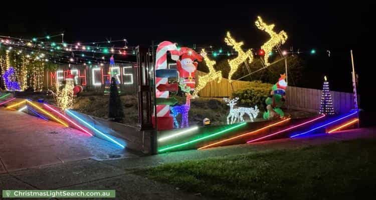 Christmas Light display at 9 Jeanette Close, Saint Helena