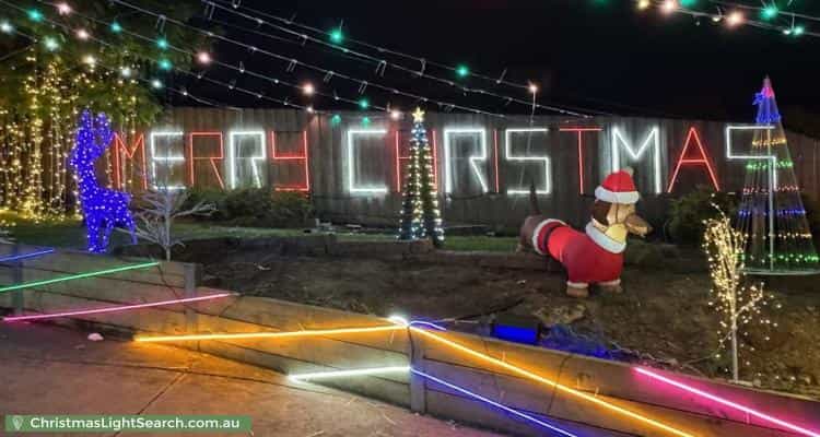 Christmas Light display at 9 Jeanette Close, Saint Helena