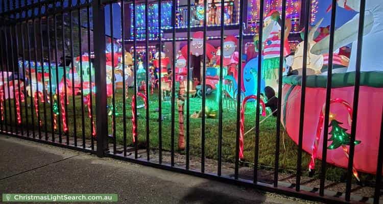 Christmas Light display at 37 Edgewater Circuit, Cairnlea