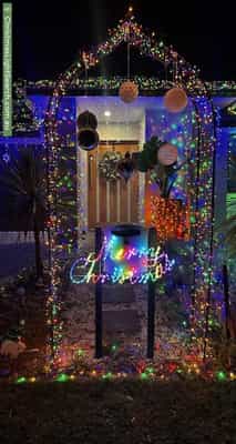 Christmas Light display at 53 Pallara Avenue, Pallara