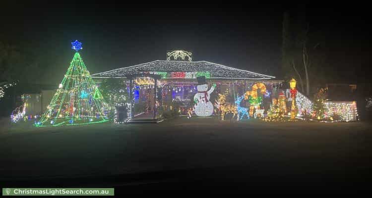 Christmas Light display at 1 Hook Court, Craigieburn