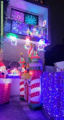 Christmas Light display at 48 Beauchamp Road, Hillsdale