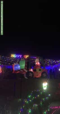 Christmas Light display at 5 Whitmont Court, Fulham Gardens