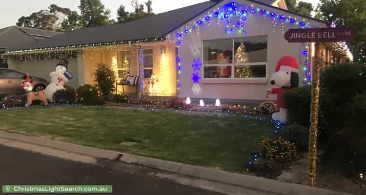 Christmas Light display at 6 Kenton Valley Road, Lobethal