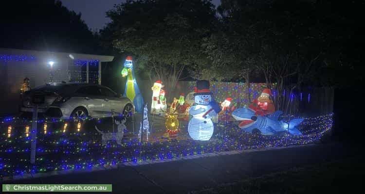 Christmas Light display at 27 Mariemont Avenue, Wantirna