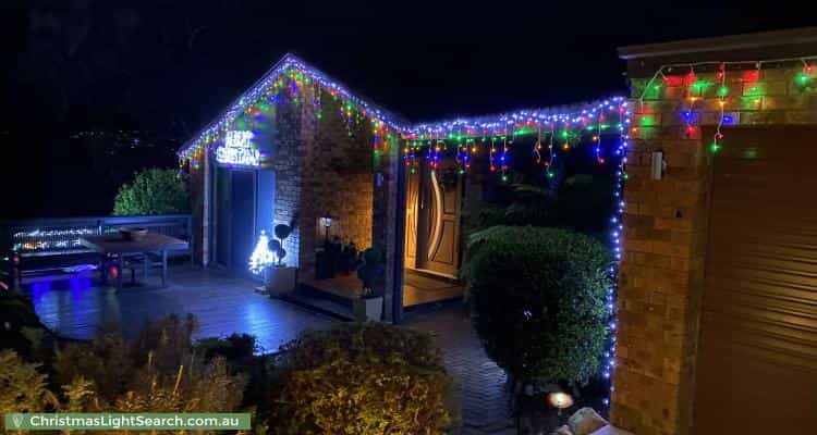 Christmas Light display at 16 Hawken Street, Monash