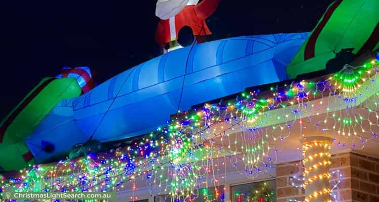 Christmas Light display at 51 Tipiloura Street, Ngunnawal
