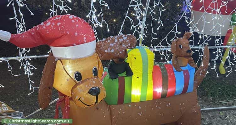 Christmas Light display at 51 Tipiloura Street, Ngunnawal
