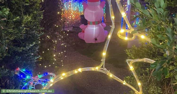 Christmas Light display at 51 Tipiloura Street, Ngunnawal