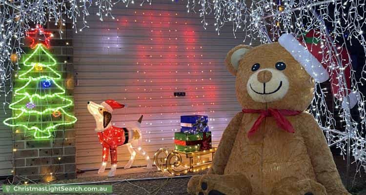 Christmas Light display at 51 Tipiloura Street, Ngunnawal