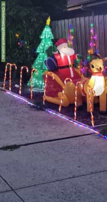 Christmas Light display at 9 Thom Road, Lang Lang
