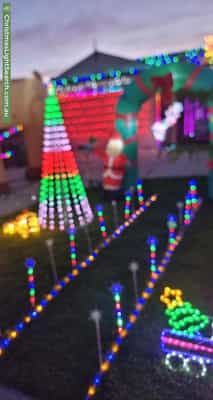 Christmas Light display at 9 Thom Road, Lang Lang