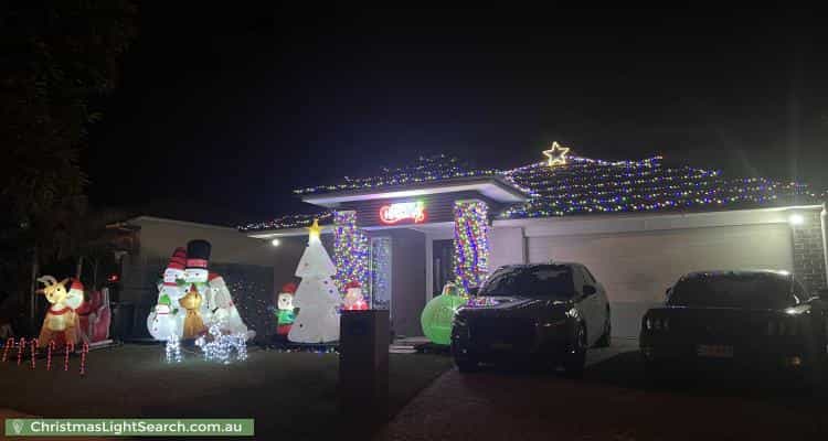 Christmas Light display at 18 Alesana Drive, Bellbird Park