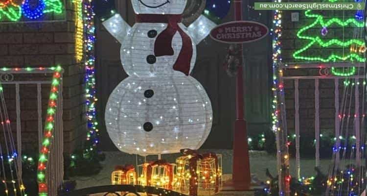 Christmas Light display at  Kemp Street, Mortdale