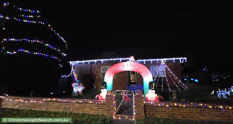 Christmas Light display at 33 Campbell Street, Queanbeyan