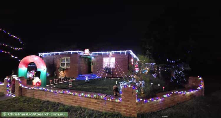 Christmas Light display at 33 Campbell Street, Queanbeyan