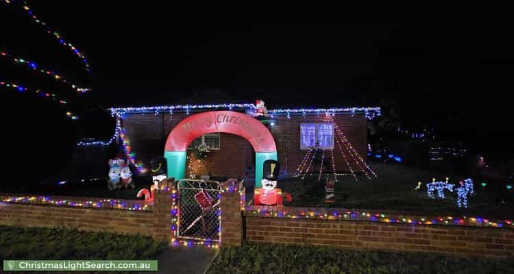 Christmas Light display at 33 Campbell Street, Queanbeyan