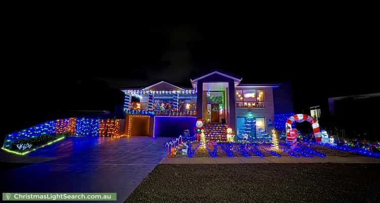 Christmas Light display at 22 Freeman Street, Conder