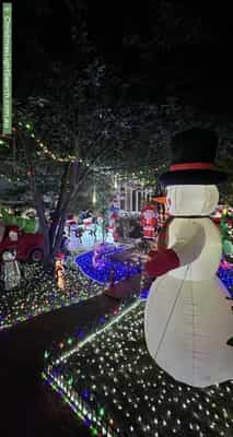 Christmas Light display at 185 Miller Street, O'Connor