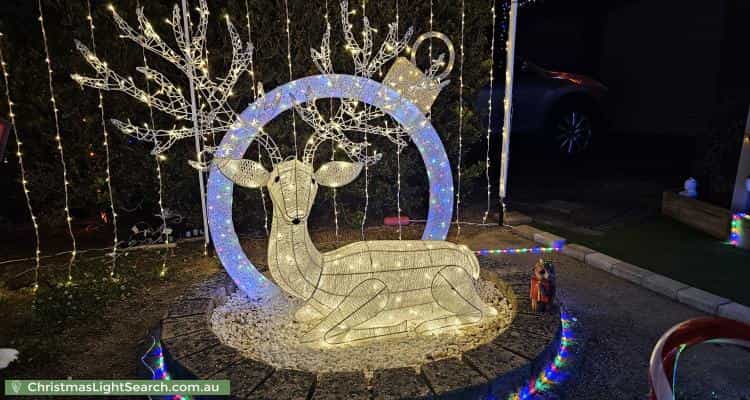 Christmas Light display at 9 Warwick Close, Wantirna