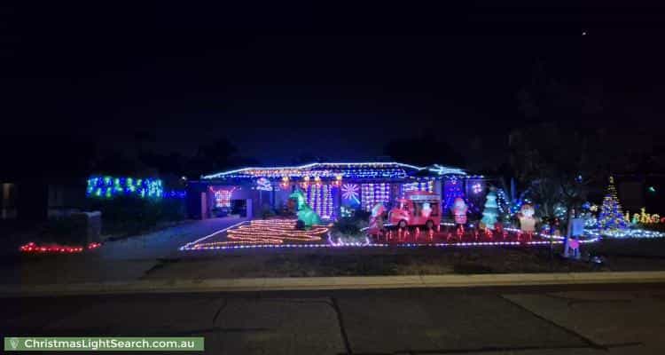 Christmas Light display at 12 Gabriella Drive, Paralowie
