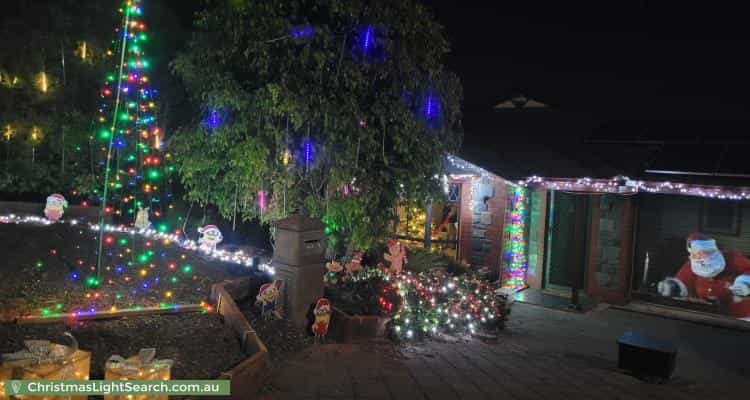 Christmas Light display at 23 Parken Court, Noarlunga Downs